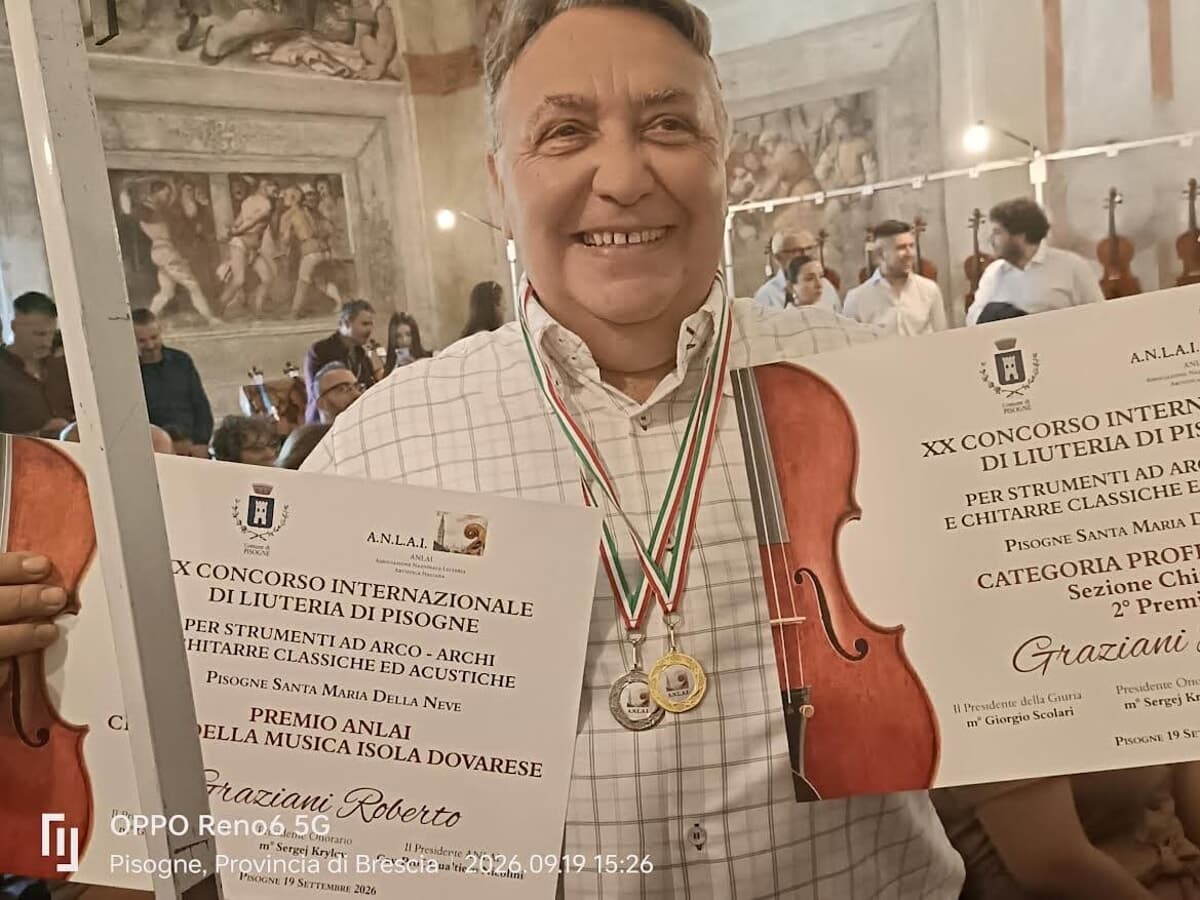 L’arte di dar voce al legno, così il liutaio Roberto Graziani ha trasformato un hobby in un'eccellenza: "Un'arte che richiede pazienza"
