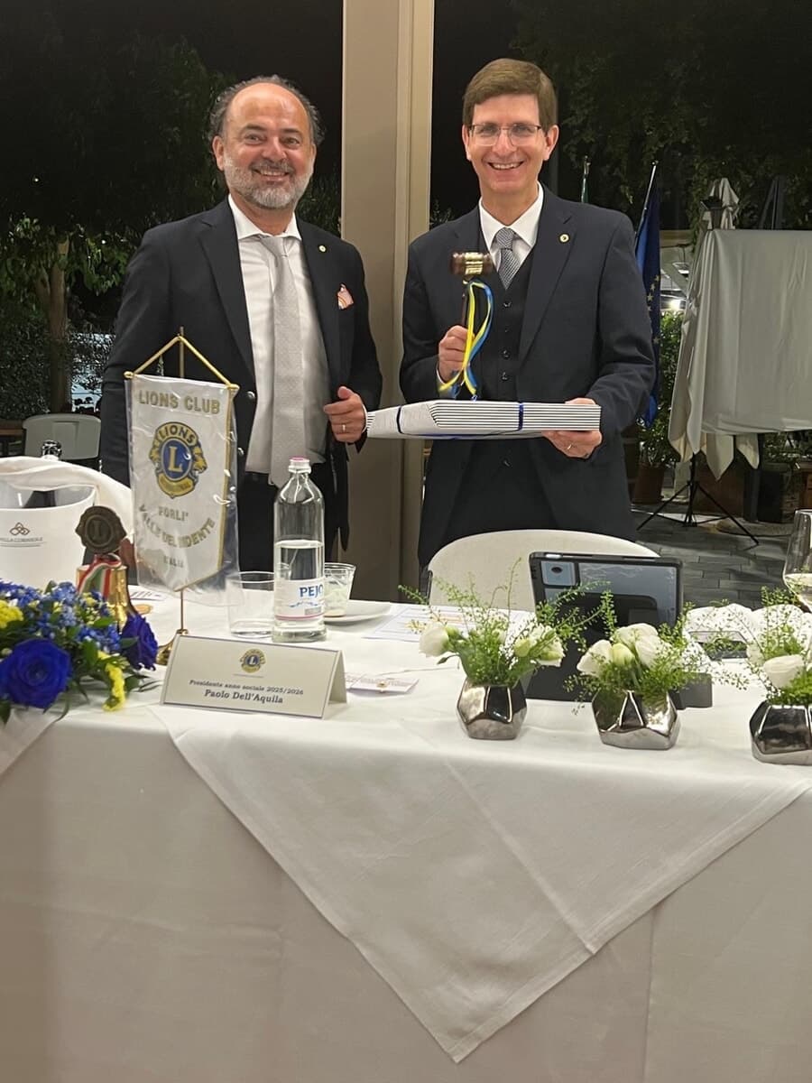 Massimo Sanzani al vertice del Lions Club Forlì Valle del Bidente: "Sarà un anno all'insegna di continuità e territorio"