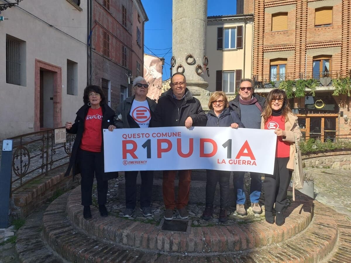"Bertinoro ripudia la guerra": il Comune aderisce alla campagna per la pace di Emergency