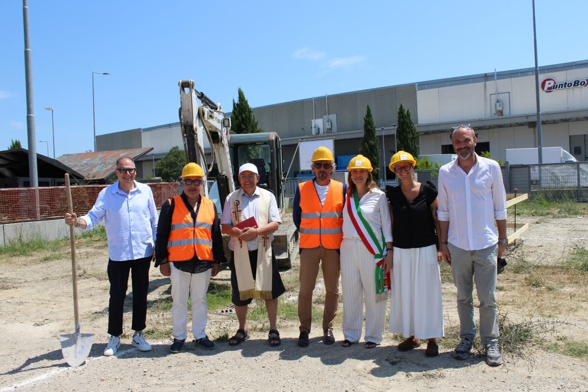 Nasce una nuova scuola per l'edilizia sicura, pronti in 12 mesi aule e laboratori: posata la prima pietra al "Melatello"