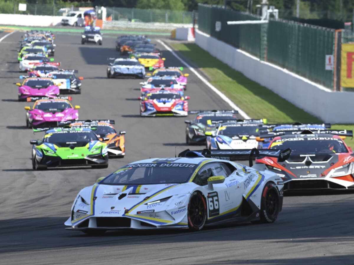 Il Vincenzo Sospiri Racing graffia a Spa: doppio podio Pro-Am nel Super Trofeo