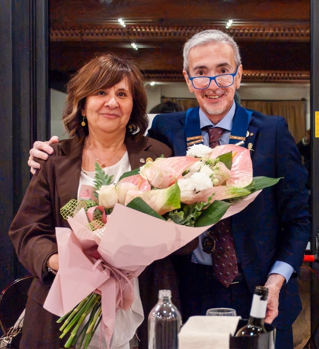 Rotary Club Forlì Tre Valli, cambia la presidenza: Lorella Mignogna cede il testimone a Claudio Canali