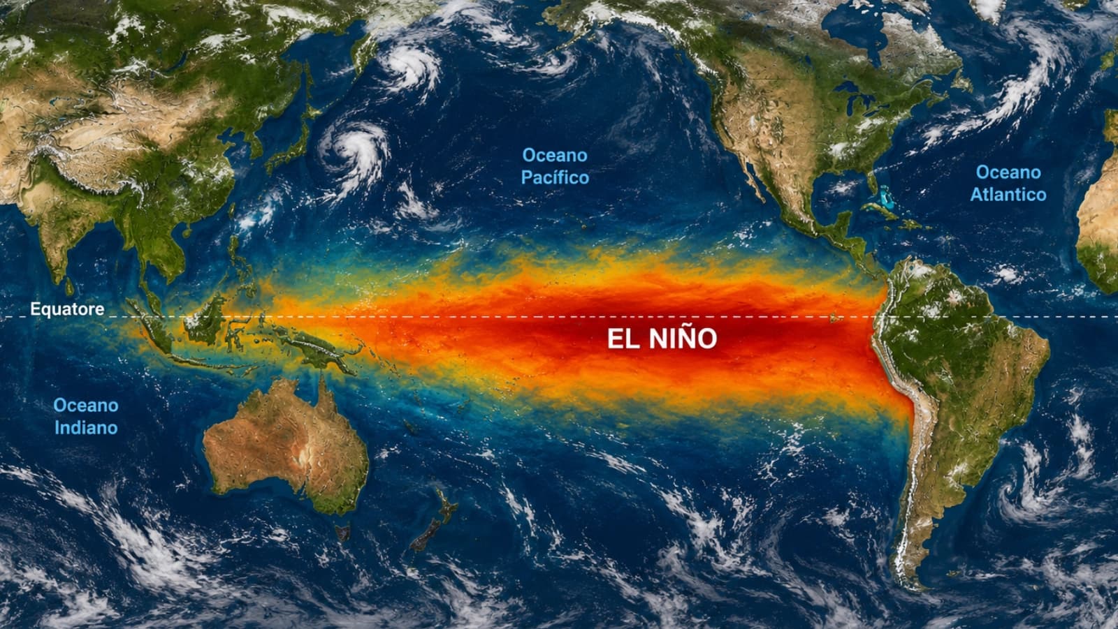 L'Onu lancia l'allarme: El Niño si rafforza, rischio elevato per il clima globale