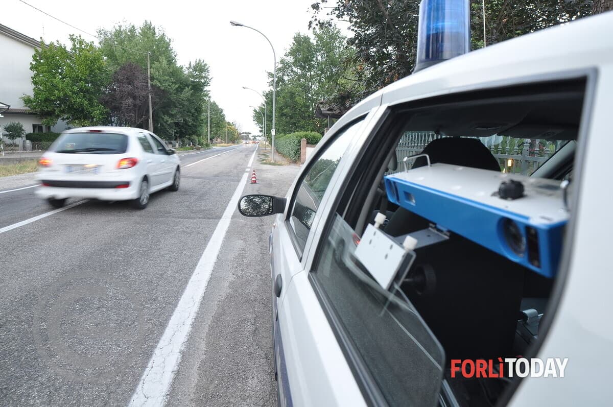 Multe per eccesso di velocità, Forlì ultima in regione per incassi da autovelox
