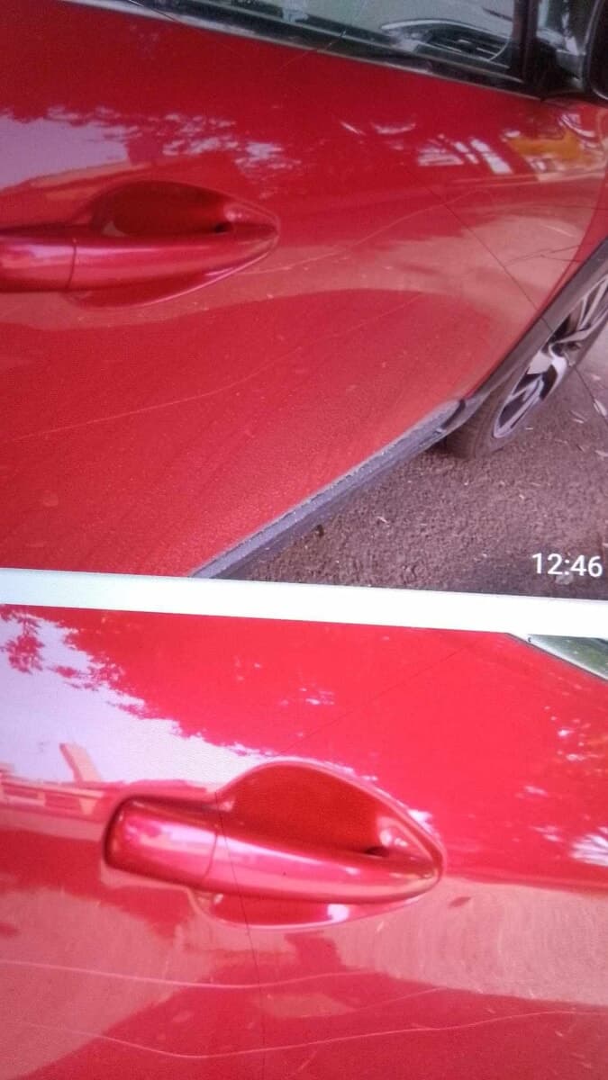 Va dal dottore e si ritrova con l'auto rigata e il parabrezza danneggiato