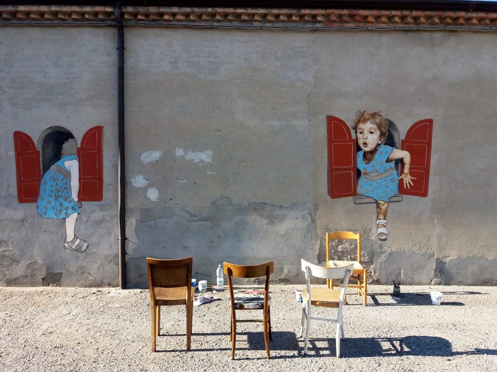 Una nuova esperienza di arte partecipata con l’artista Marcello Di Camillo: a Predappio "Scene Urbane"