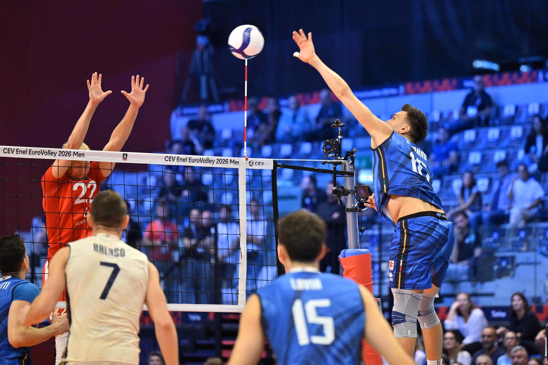 Eurovolley: Italia supera la Danimarca 3-0, ora sfida con la Finlandia nei quarti