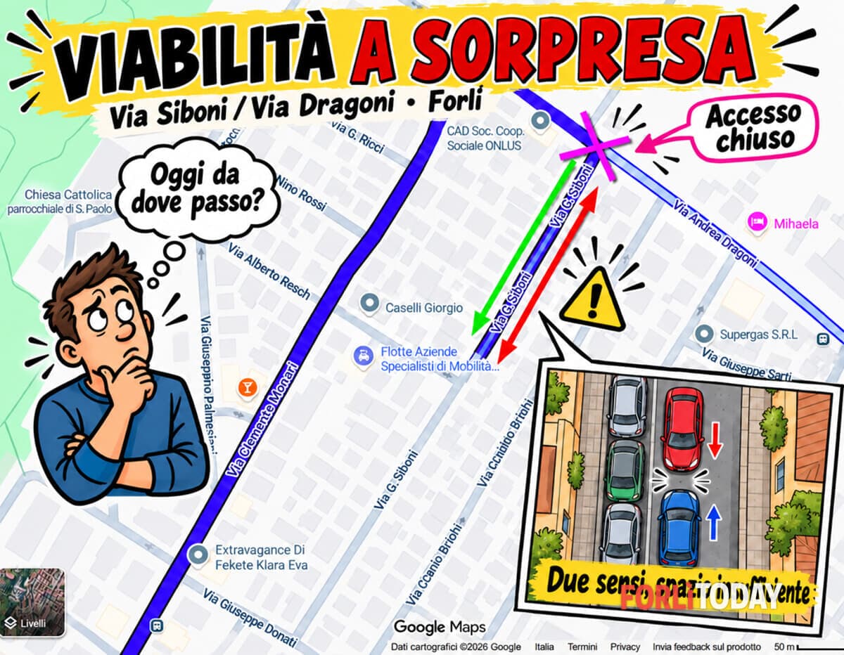 "Via Dragoni e via Siboni, modifiche alla viabilità senza preavviso e difficoltà di accesso alle abitazioni"