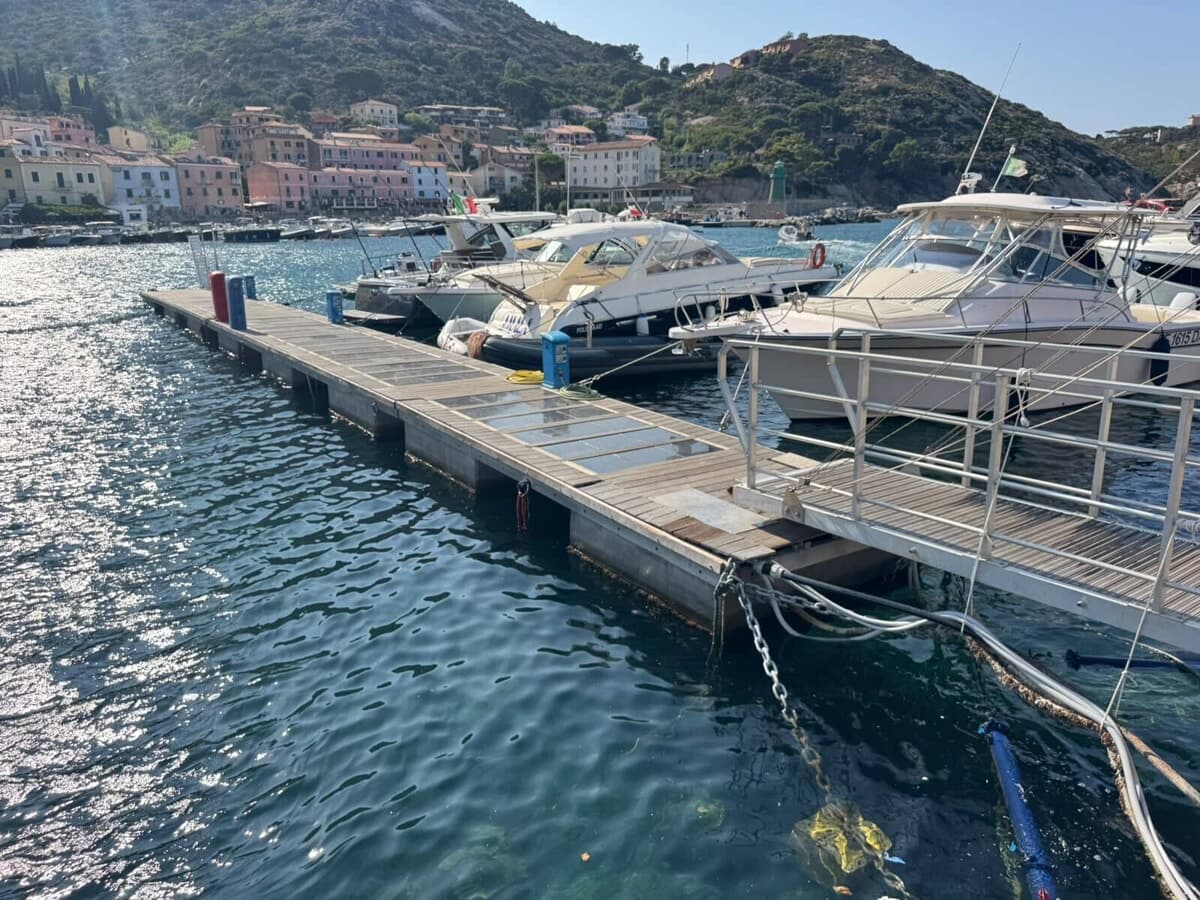 Sole e onde per l'energia del futuro: il pontile smart parla forlivese e debutta all'Isola del Giglio