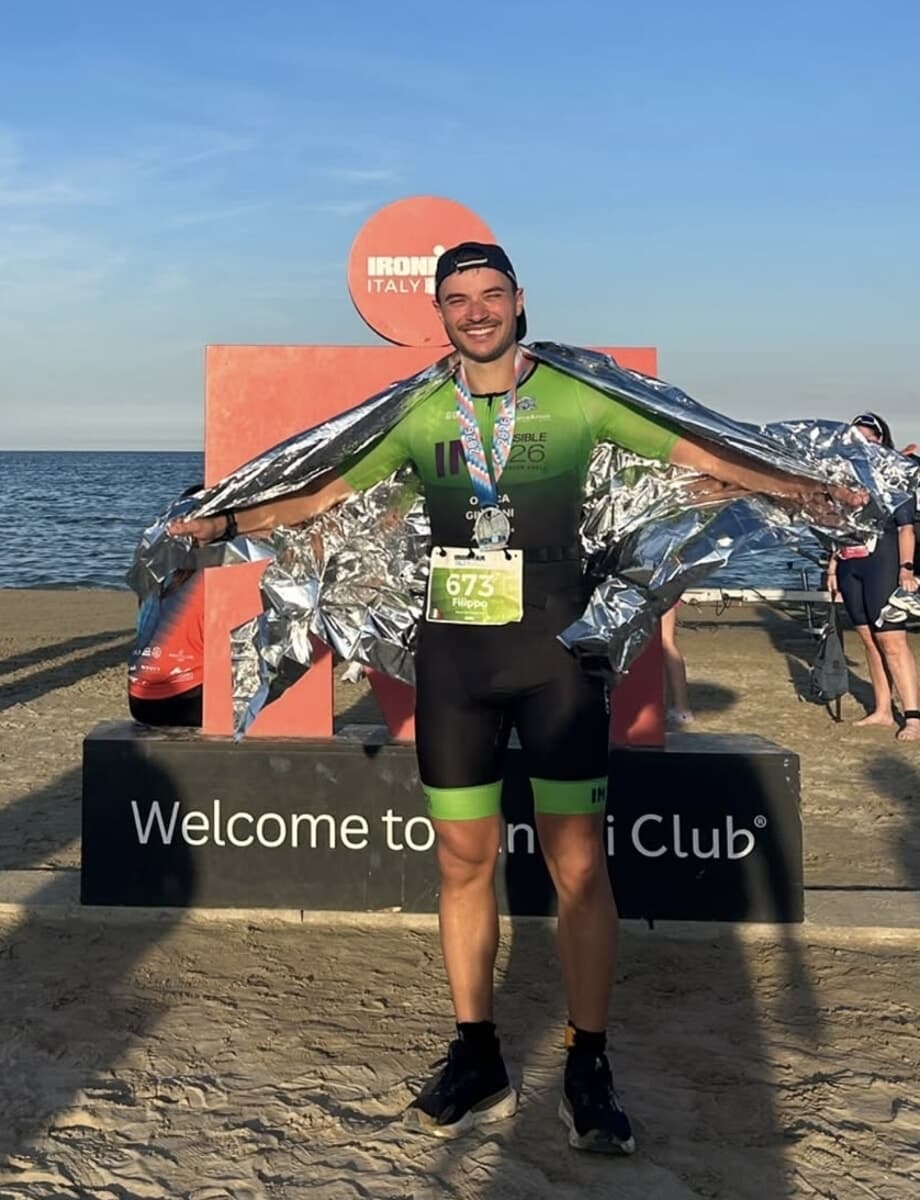 Un anno di sacrifici, poi il traguardo a Cervia: la prima volta nell'Ironman di Filippo Onofri